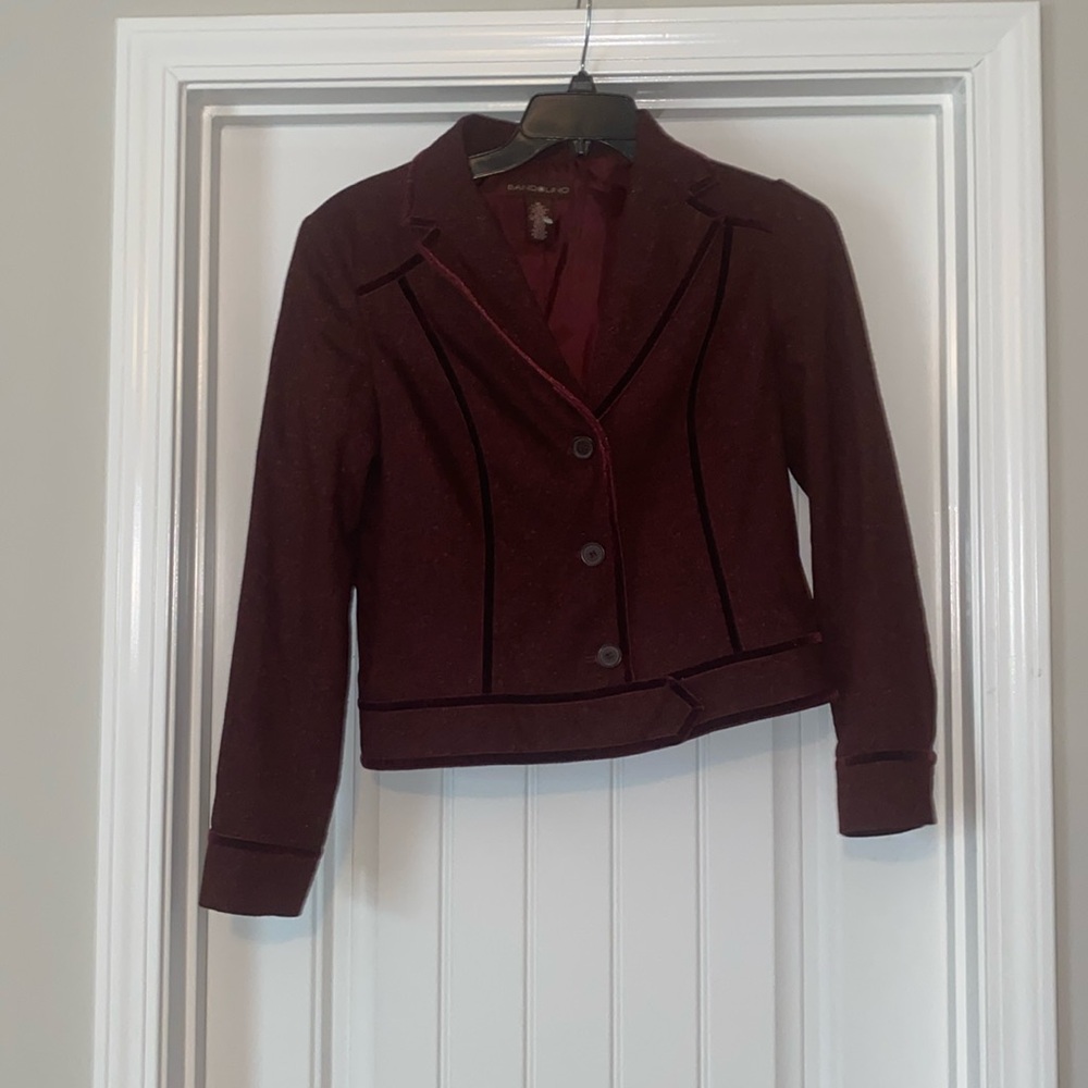 Burgundy Blazer
